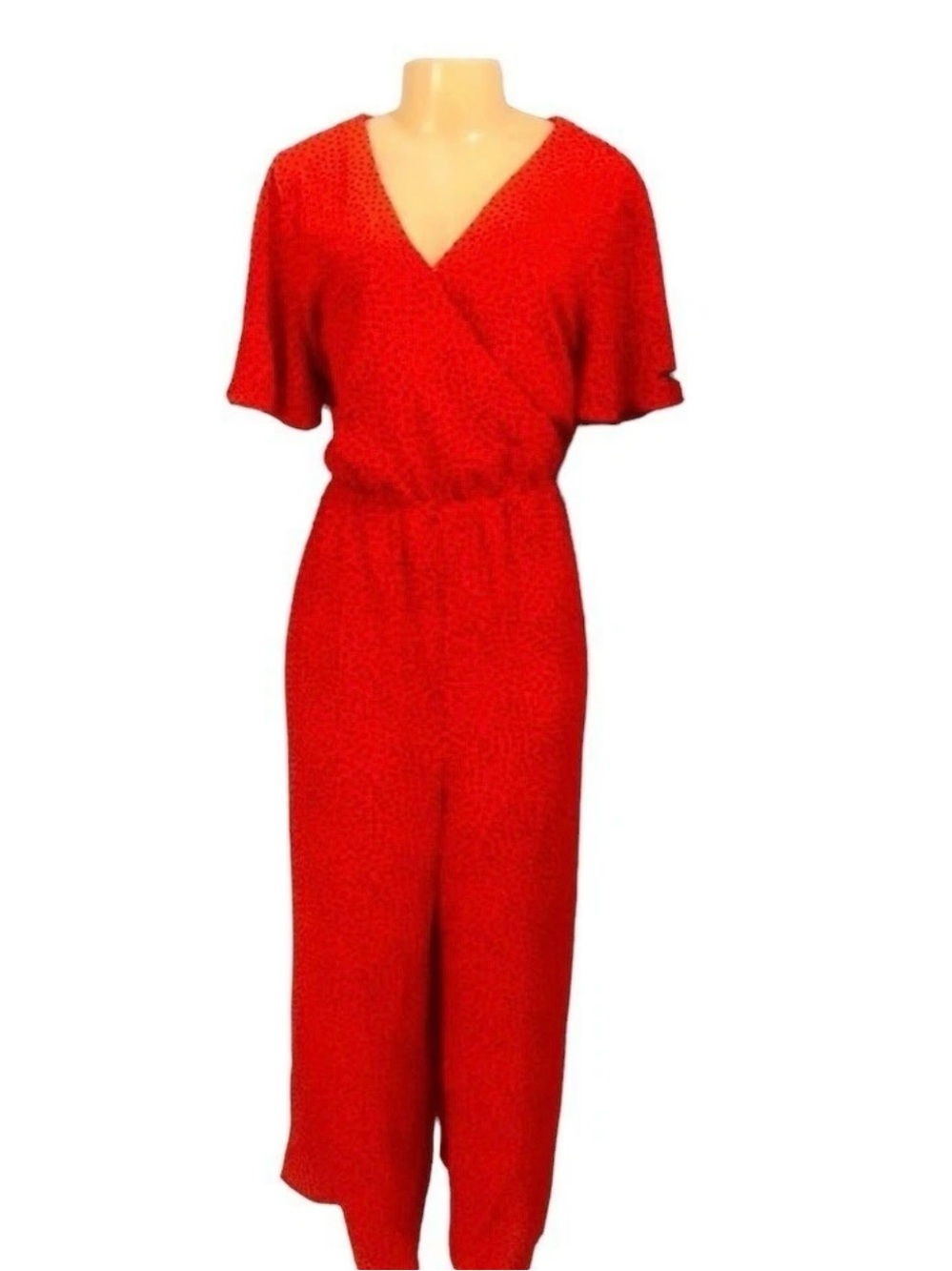 Islander Sz XL Women Romper Orange
